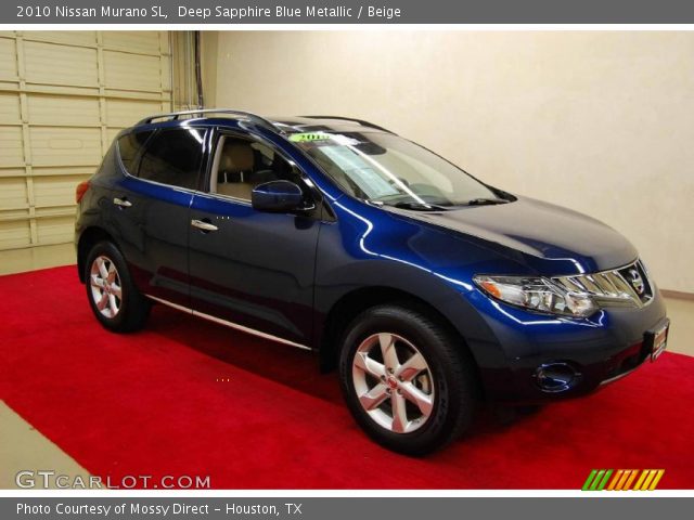 2010 Nissan Murano SL in Deep Sapphire Blue Metallic
