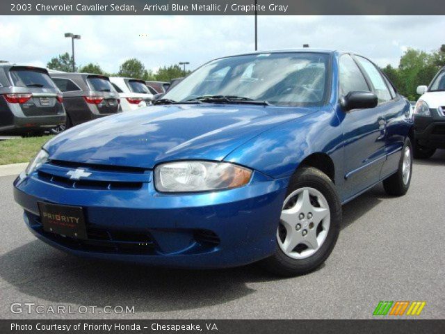 2003 Chevrolet Cavalier Sedan in Arrival Blue Metallic