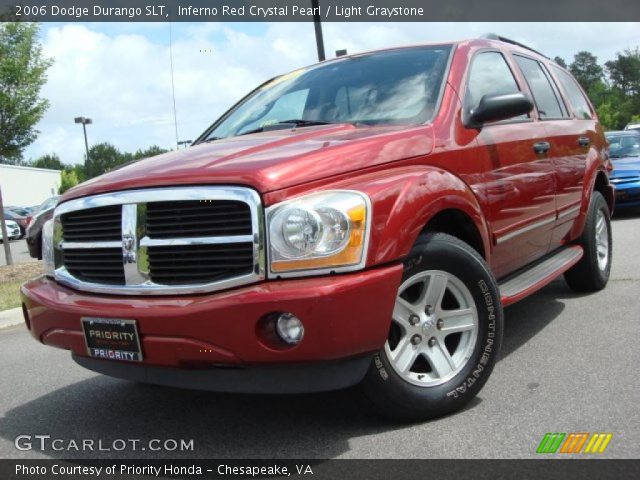2006 Dodge Durango SLT in Inferno Red Crystal Pearl
