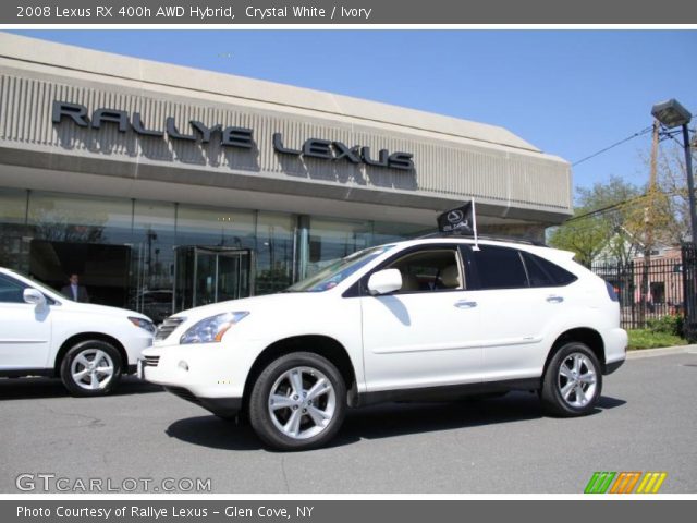 2008 Lexus RX 400h AWD Hybrid in Crystal White