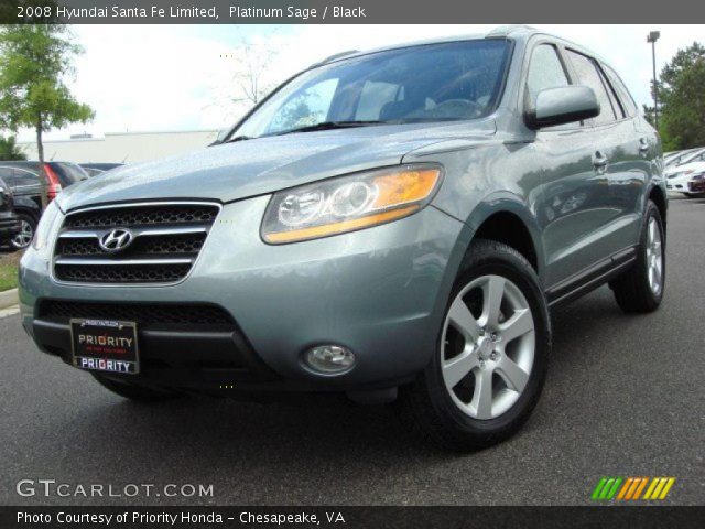 2008 Hyundai Santa Fe Limited in Platinum Sage