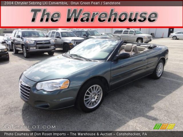 2004 Chrysler Sebring LXi Convertible in Onyx Green Pearl
