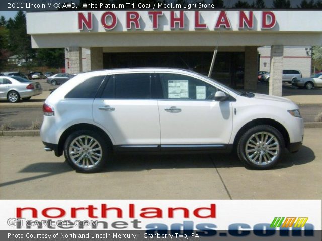 2011 Lincoln MKX AWD in White Platinum Tri-Coat