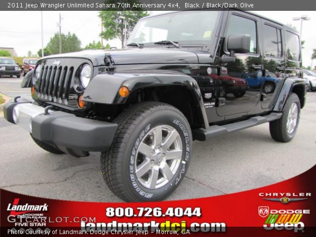 2011 Jeep Wrangler Unlimited Sahara 70th Anniversary 4x4 in Black