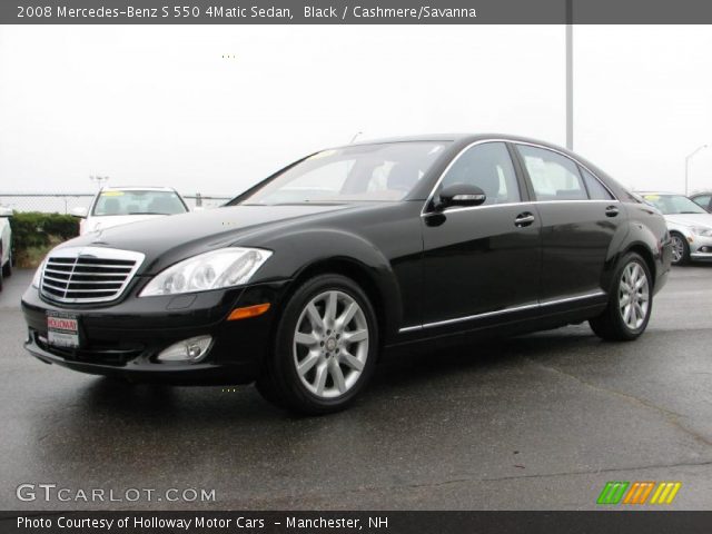 2008 Mercedes-Benz S 550 4Matic Sedan in Black