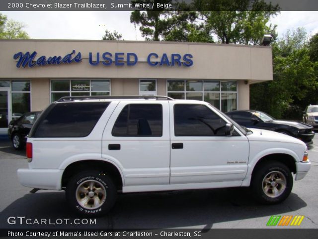 2000 Chevrolet Blazer Trailblazer in Summit White