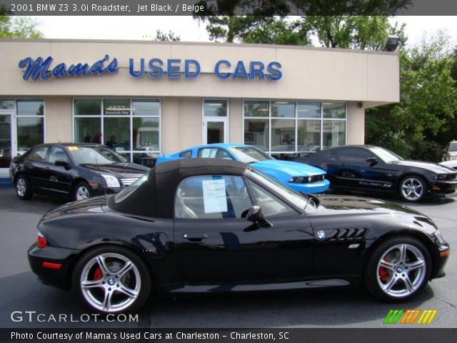 2001 BMW Z3 3.0i Roadster in Jet Black