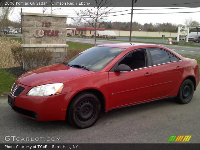 2006 Pontiac G6 Sedan in Crimson Red