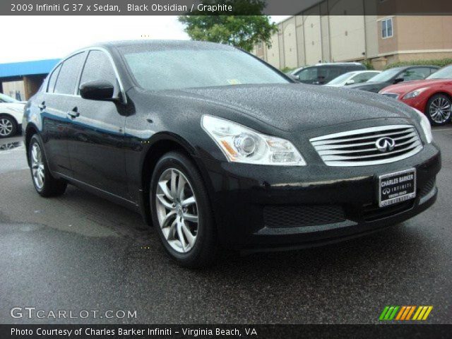 2009 Infiniti G 37 x Sedan in Black Obsidian