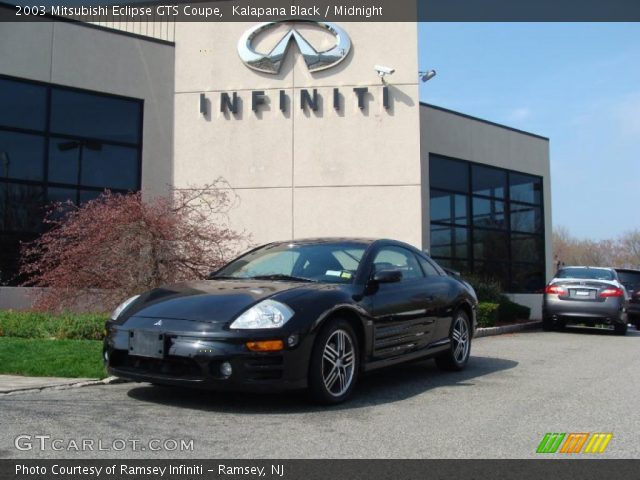 2003 Mitsubishi Eclipse GTS Coupe in Kalapana Black