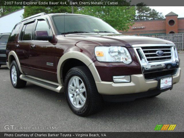2007 Ford Explorer Eddie Bauer 4x4 in Dark Cherry Metallic