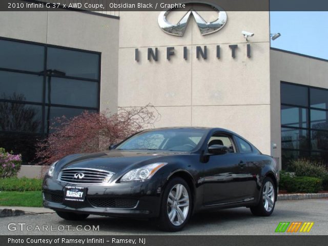 2010 Infiniti G 37 x AWD Coupe in Obsidian Black