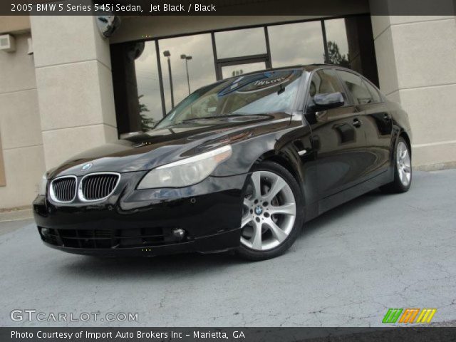 2005 BMW 5 Series 545i Sedan in Jet Black