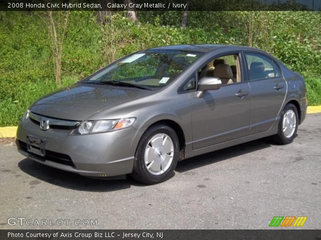 2008 Honda Civic Hybrid Sedan in Galaxy Gray Metallic