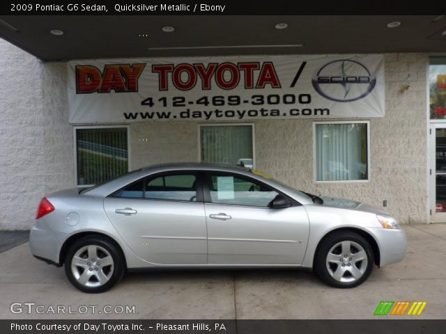 2009 Pontiac G6 Sedan in Quicksilver Metallic