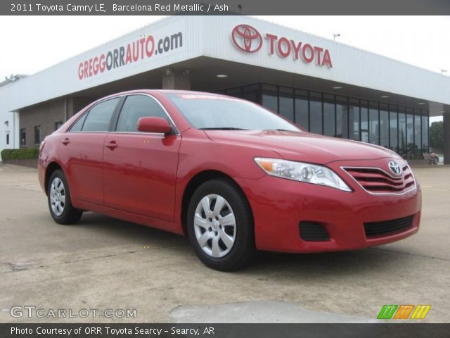 2011 Toyota Camry LE in Barcelona Red Metallic