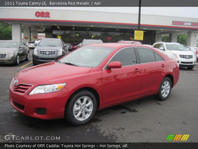 2011 Toyota Camry LE in Barcelona Red Metallic
