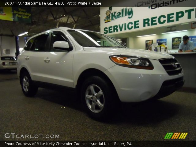2007 Hyundai Santa Fe GLS 4WD in Arctic White