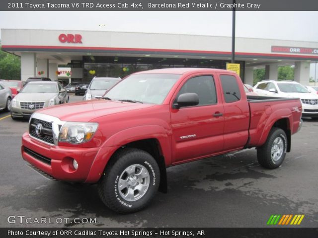 2011 Toyota Tacoma V6 TRD Access Cab 4x4 in Barcelona Red Metallic