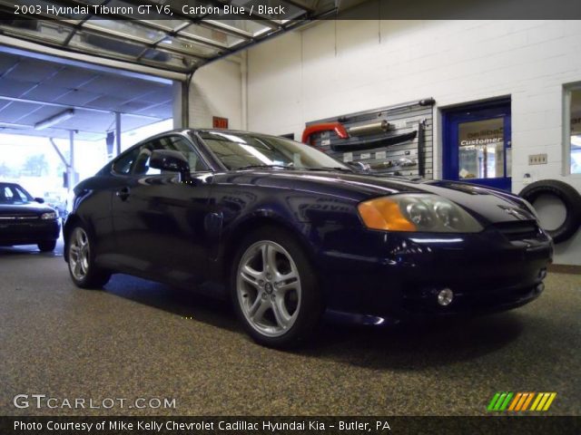 2003 Hyundai Tiburon GT V6 in Carbon Blue