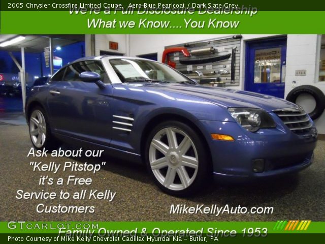 2005 Chrysler Crossfire Limited Coupe in Aero Blue Pearlcoat