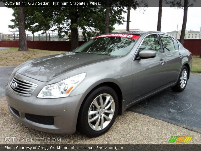 2009 Infiniti G 37 Sedan in Platinum Graphite