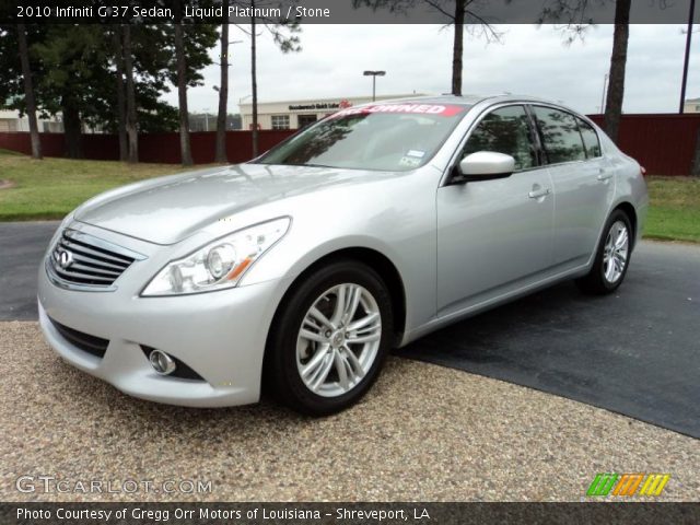 2010 Infiniti G 37 Sedan in Liquid Platinum
