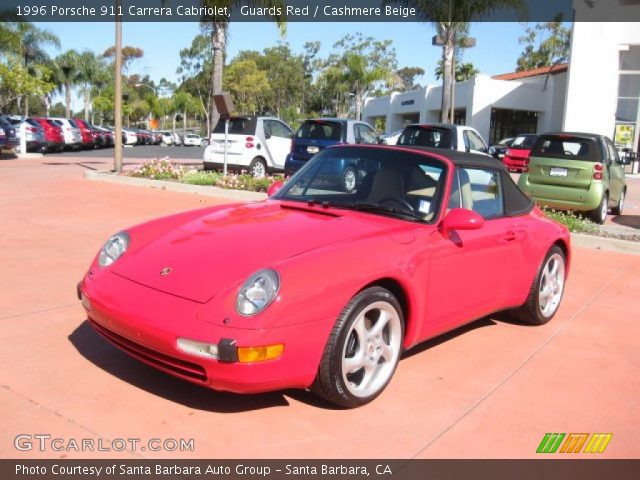1996 Porsche 911 Carrera Cabriolet in Guards Red