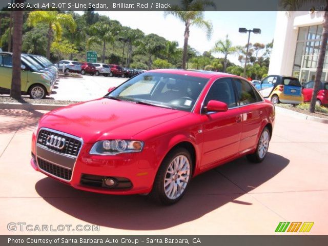 2008 Audi A4 2.0T S-Line Sedan in Brilliant Red