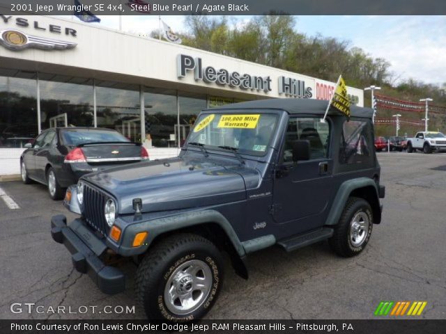 2001 Jeep Wrangler SE 4x4 in Steel Blue Pearl