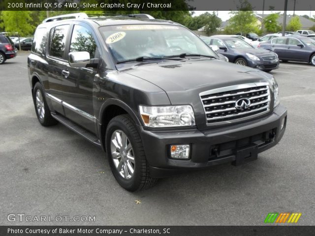 2008 Infiniti QX 56 4WD in Silver Graphite Gray
