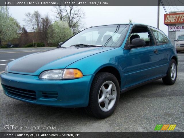 1992 Honda Civic VX Hatchback in Tahitian Green Pearl