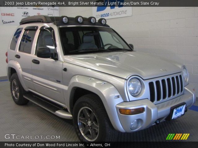 2003 Jeep Liberty Renegade 4x4 in Bright Silver Metallic