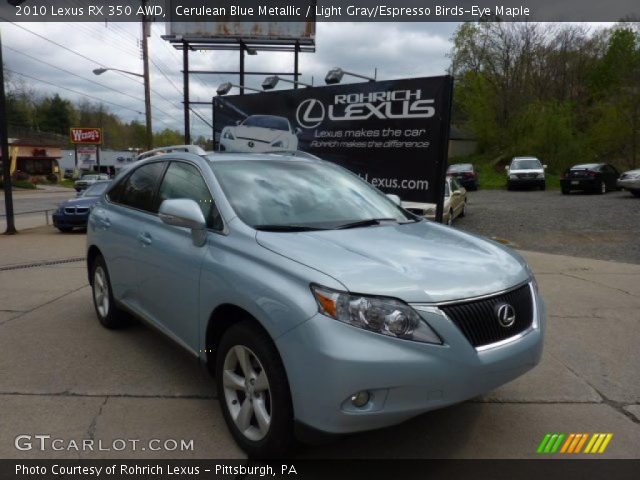 2010 Lexus RX 350 AWD in Cerulean Blue Metallic