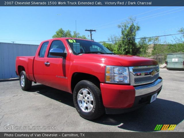 2007 Chevrolet Silverado 1500 Work Truck Extended Cab in Victory Red
