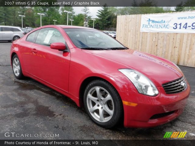 2007 Infiniti G 35 Coupe in Laser Red