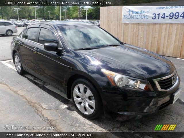 2008 Honda Accord EX-L Sedan in Nighthawk Black Pearl