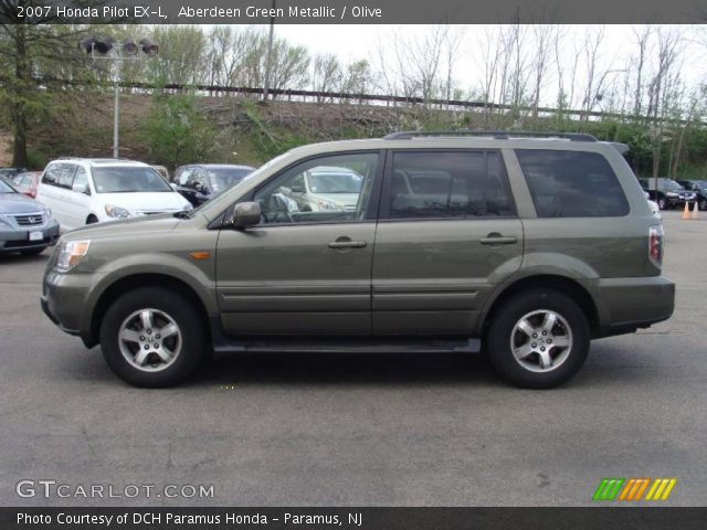 2007 Honda Pilot EX-L in Aberdeen Green Metallic