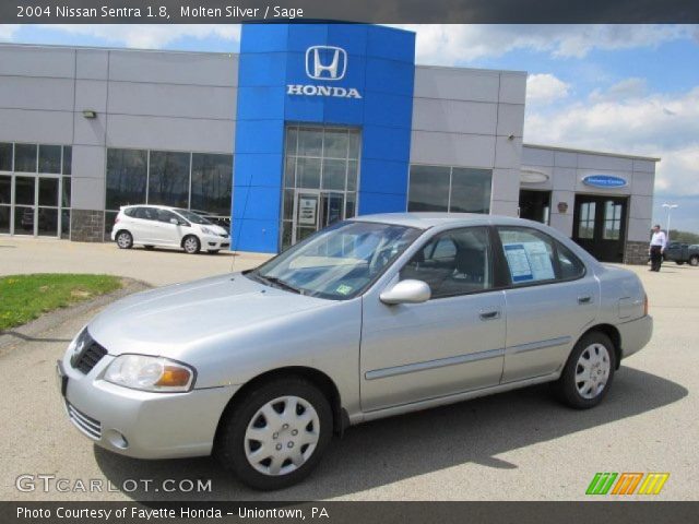 2004 Nissan Sentra 1.8 in Molten Silver