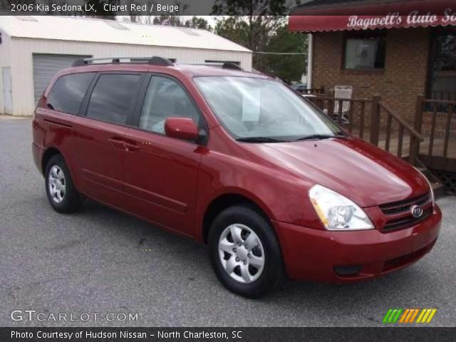 2006 Kia Sedona LX in Claret Red