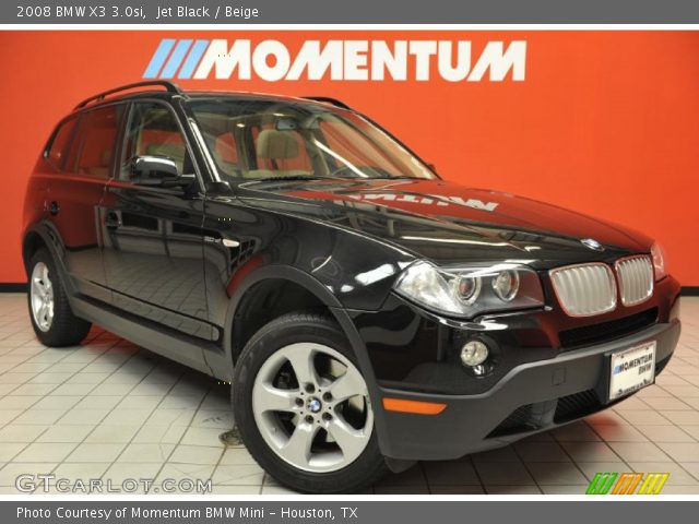 2008 BMW X3 3.0si in Jet Black