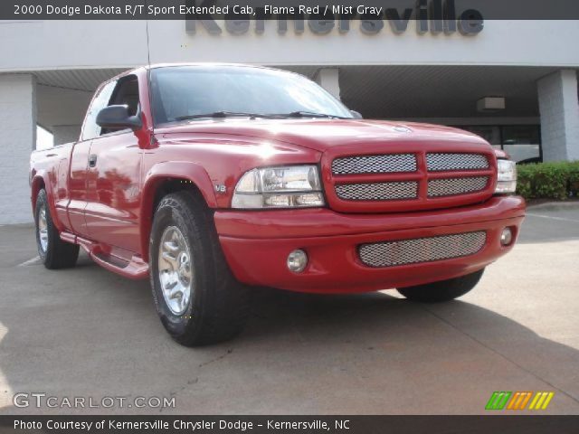 2000 Dodge Dakota R/T Sport Extended Cab in Flame Red