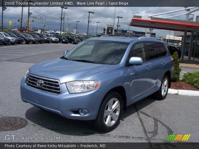 2008 Toyota Highlander Limited 4WD in Wave Line Pearl