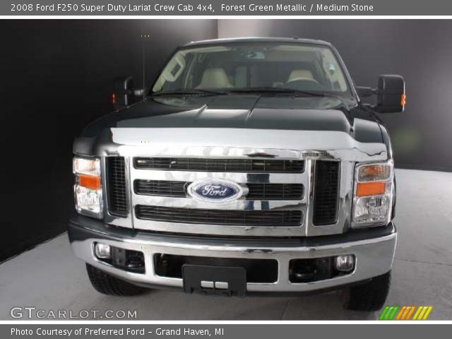 2008 Ford F250 Super Duty Lariat Crew Cab 4x4 in Forest Green Metallic
