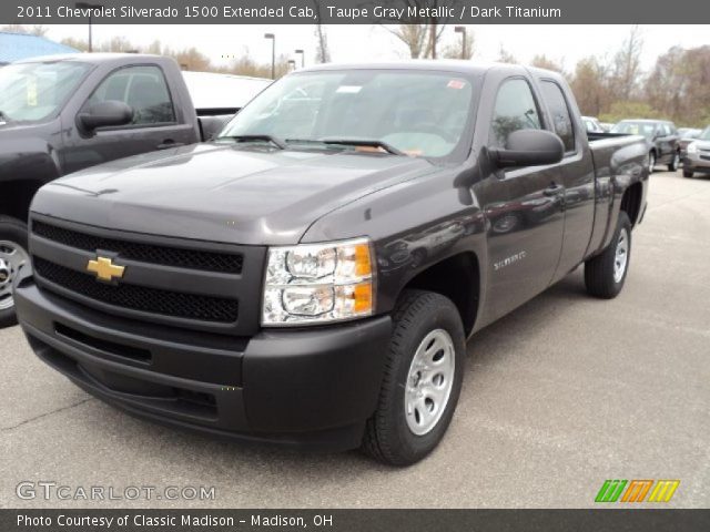 2011 Chevrolet Silverado 1500 Extended Cab in Taupe Gray Metallic