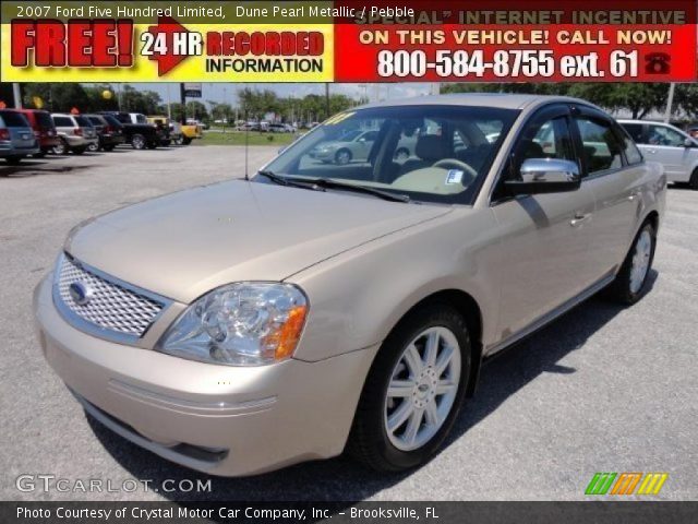 2007 Ford Five Hundred Limited in Dune Pearl Metallic