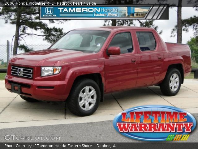 2006 Honda Ridgeline RTL in Redrock Pearl
