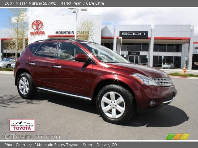 2007 Nissan Murano SL AWD in Merlot Pearl