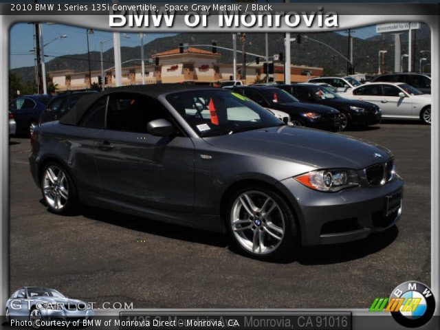 2010 BMW 1 Series 135i Convertible in Space Gray Metallic