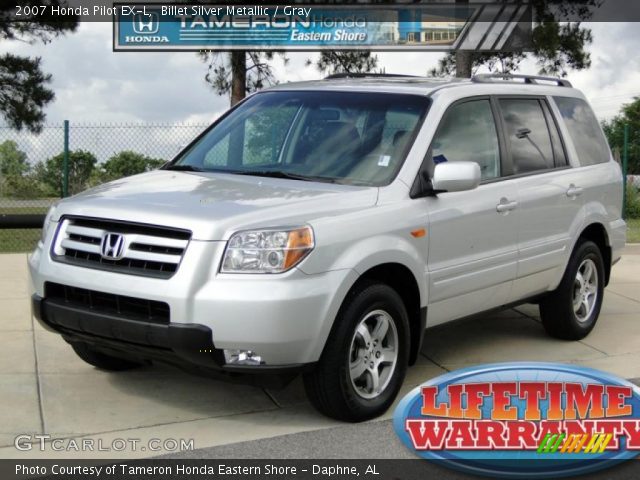 2007 Honda Pilot EX-L in Billet Silver Metallic